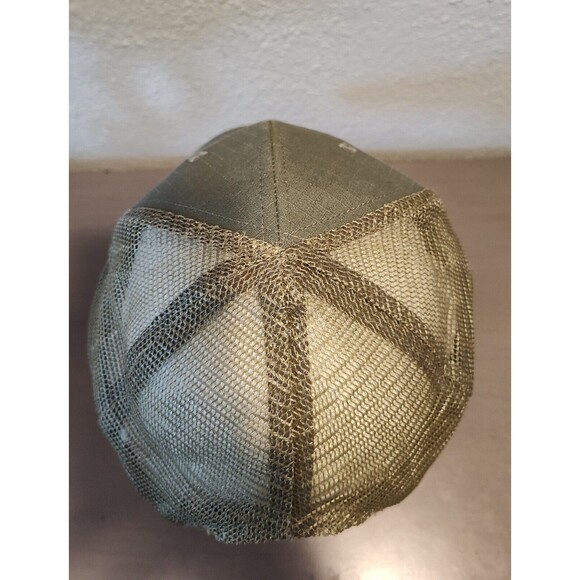 HIGHLAND TACTICAL USA FLAG ADJUSTABLE SNAPBACK TRUCKER/MESH HAT/CAP OLIVE - Picture 9 of 16